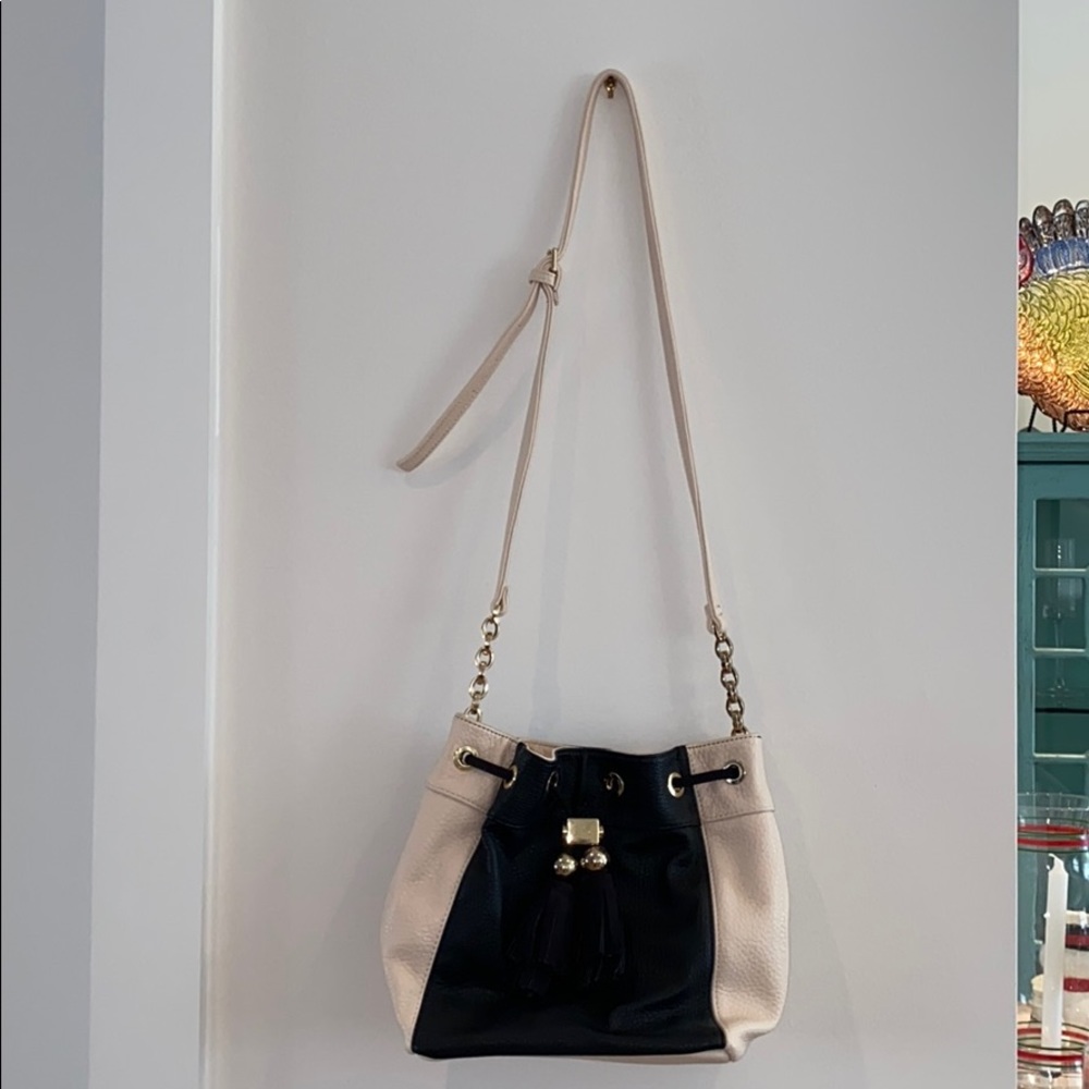 Deux lux leather crossbody bag